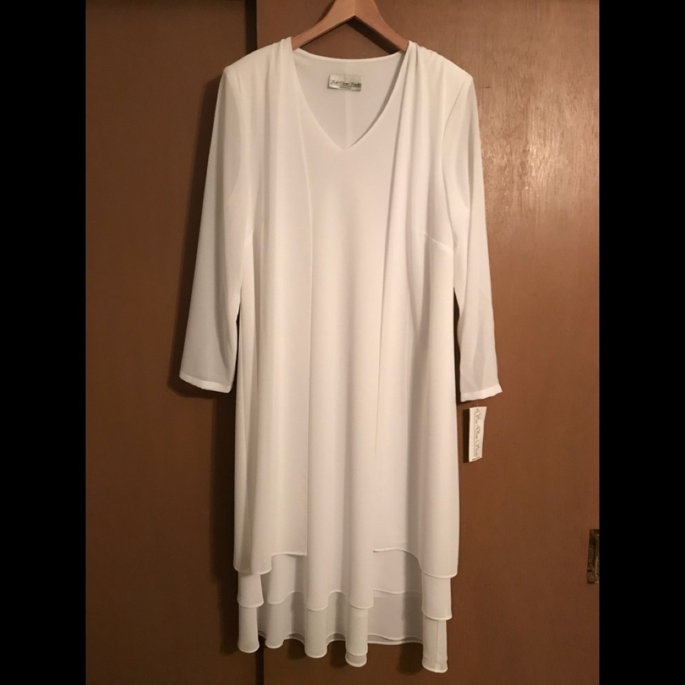 Brand New All White 1-Piece Formal Dress.